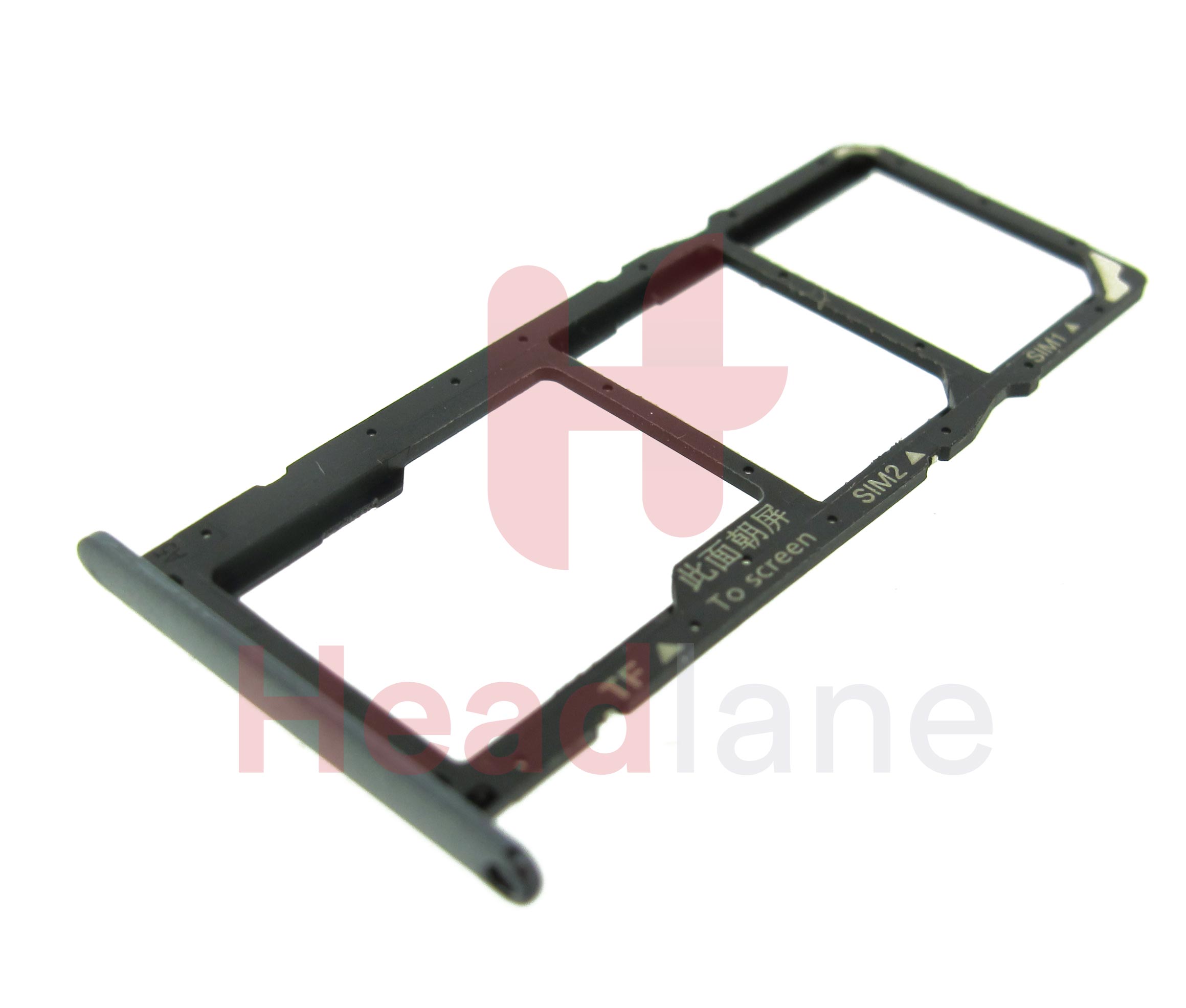 Huawei Y6 (2018) Memory / SIM Card Tray Black 97070TRA
